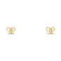 14KT REAL GOLD STUD EARRINGS FOR KIDS