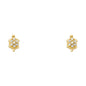 14KT REAL GOLD STUD EARRINGS FOR KIDS