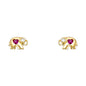 14KT REAL GOLD STUD EARRINGS FOR KIDS