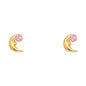 14KT REAL GOLD STUD EARRINGS FOR KIDS