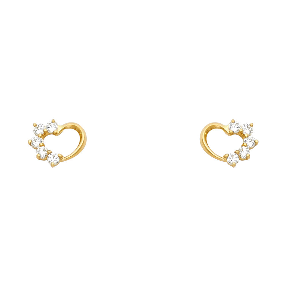 14KT REAL GOLD STUDD EARRING FOR KIDS