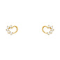14KT REAL GOLD STUDD EARRING FOR KIDS