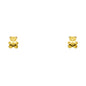 14KT REAL GOLD STUD EARRINGS FOR KIDS