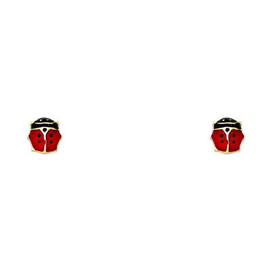 14KT REAL GOLD STUD EARRINGS FOR KIDS