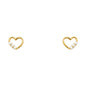 14KT REAL GOLD STUDD EARRING FOR KIDS