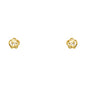 14KT REAL GOLD STUD EARRINGS FOR KIDS