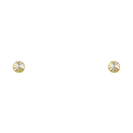 14KT REAL GOLD STUD EARRINGS FOR KIDS