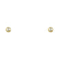 14KT REAL GOLD STUD EARRINGS FOR KIDS