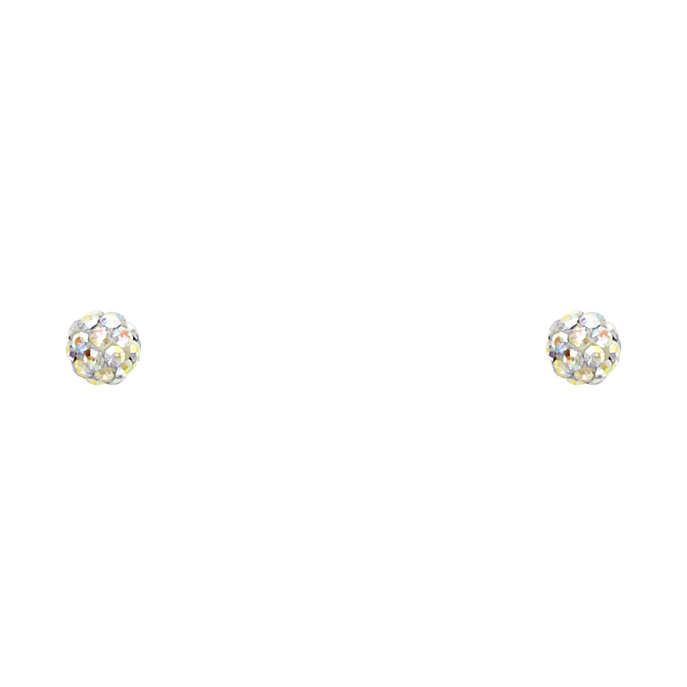 14KT REAL GOLD STUD EARRINGS FOR KIDS