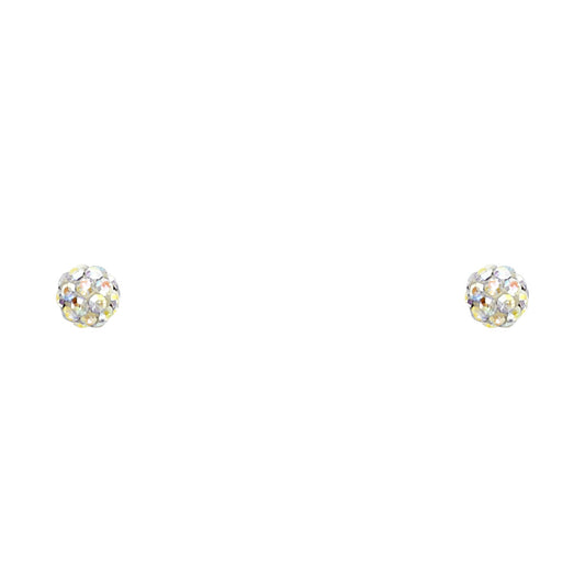 14KT REAL GOLD STUD EARRINGS FOR KIDS
