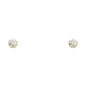 14KT REAL GOLD STUD EARRINGS FOR KIDS