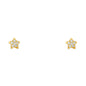 14KT REAL GOLD STUD EARRINGS FOR KIDS