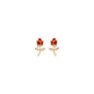 14KT REAL GOLD STUD EARRINGS FOR KIDS