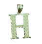 10kt Real Gold Initials Block Letter A - Z Pendant