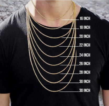 10K REAL GOLD SOLID MIAMI CUBAN CHAIN 7.9MM