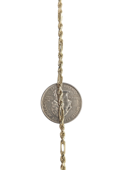 10KT REAL GOLD MILANO CHAIN