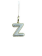 REAL DIAMOND 10KT TWO TONE BUBBLE LETTER A- Z PENDANT