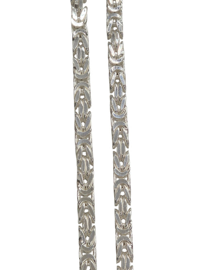 925 Sterling Silver Byzantine Chain 5.5 mm