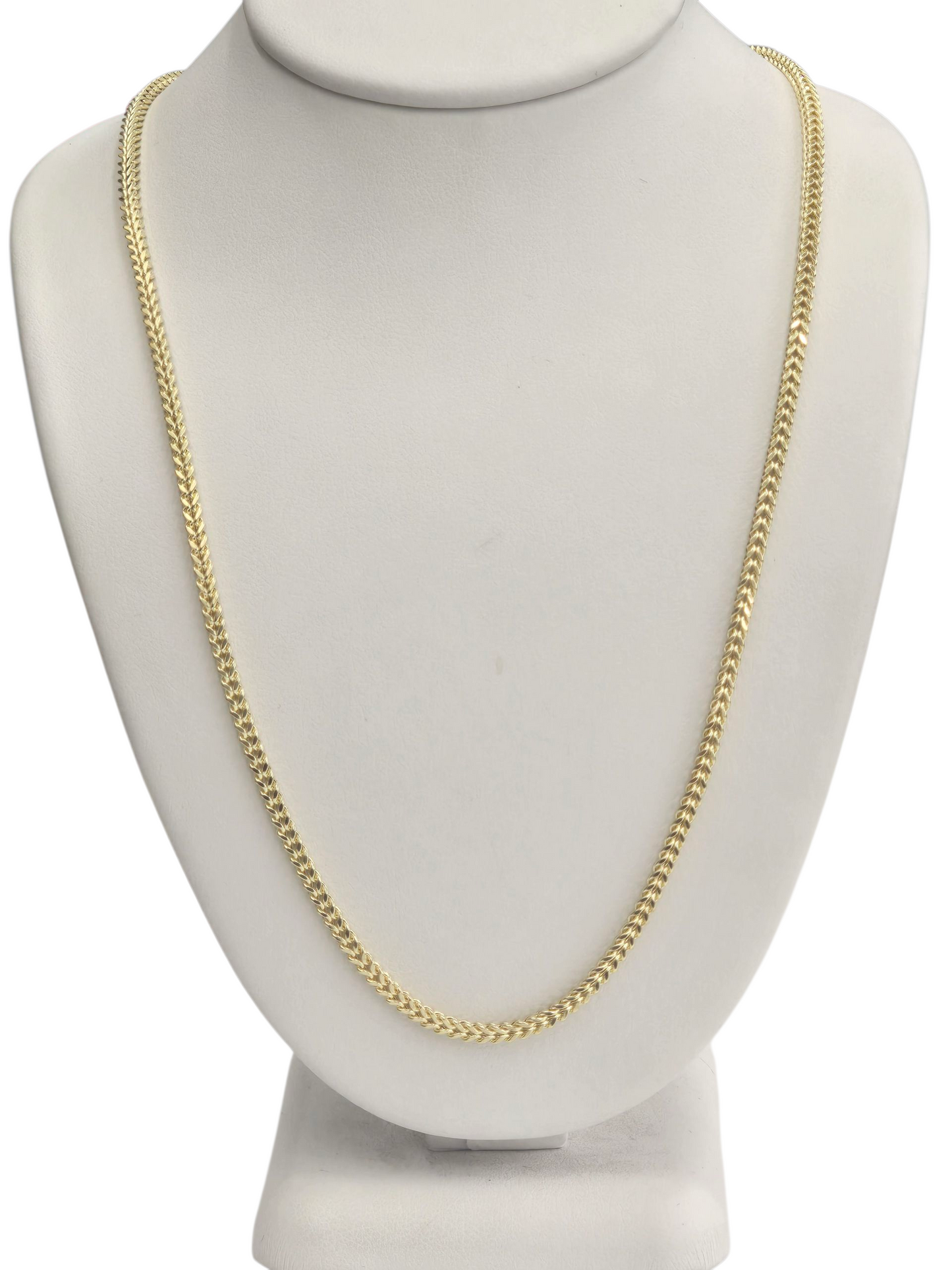 10KT REAL GOLD FRANCO CHAIN