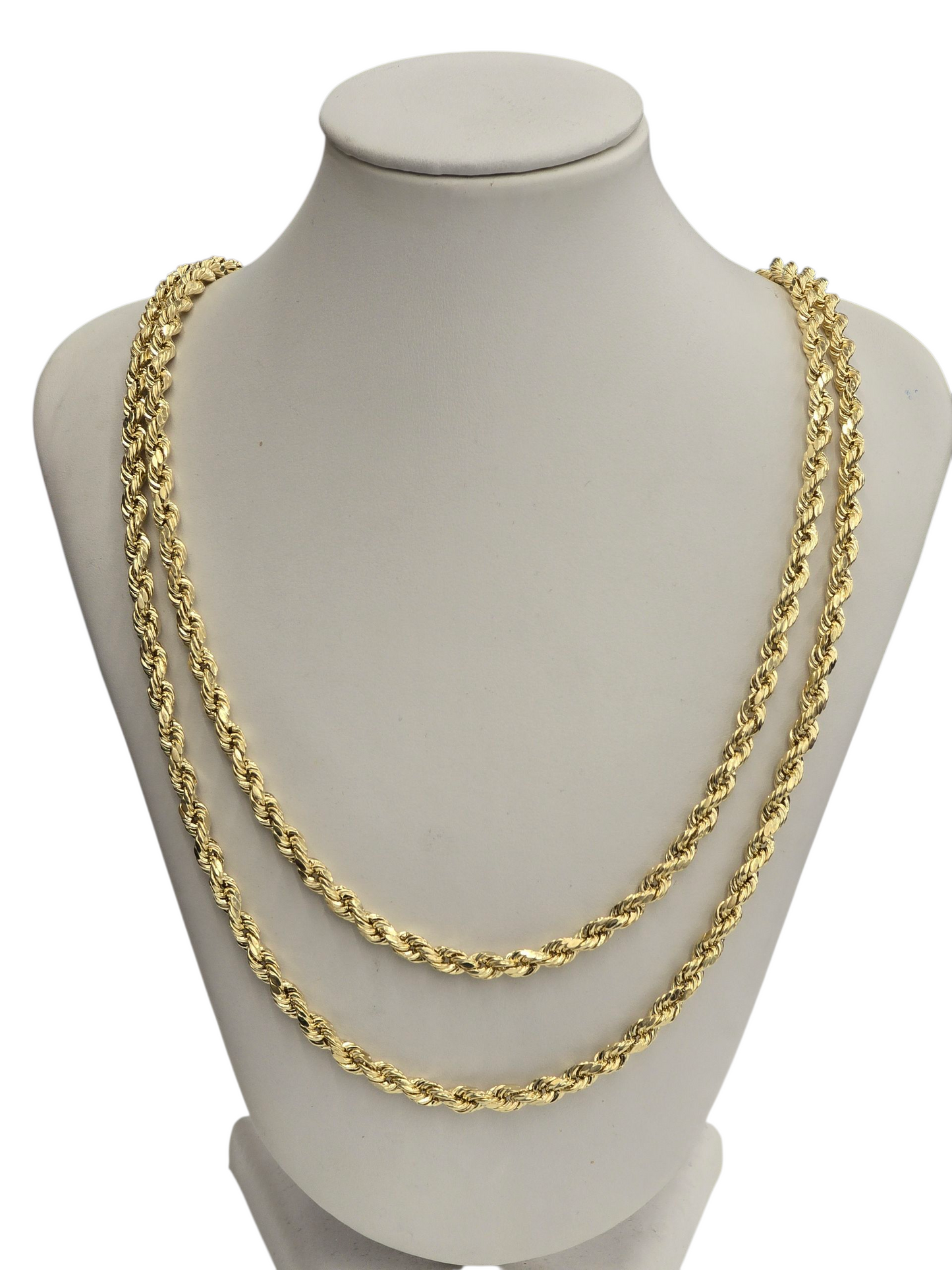 14KT REAL GOLD ROPE CHAIN 5MM