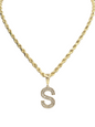 REAL DIAMOND 10KT GOLD BLOCK LETTER INITIAL A TO Z FOR MEN AND WOMEN