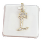 REAL NATURAL DIAMOND 10KT GOLD INITIAL A TO Z PENDANT