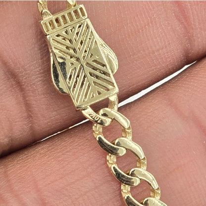 10KT REAL GOLD HEART FANCY BRACELET
