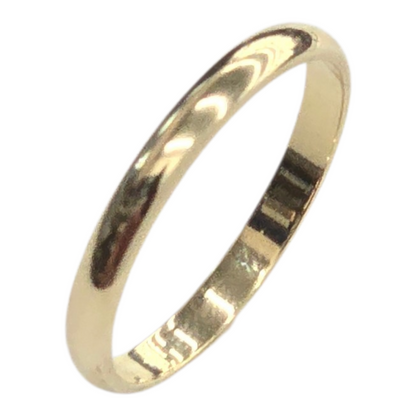 10KT REAL GOLD WEDDING BAND FOR MEN AND WOMEN
