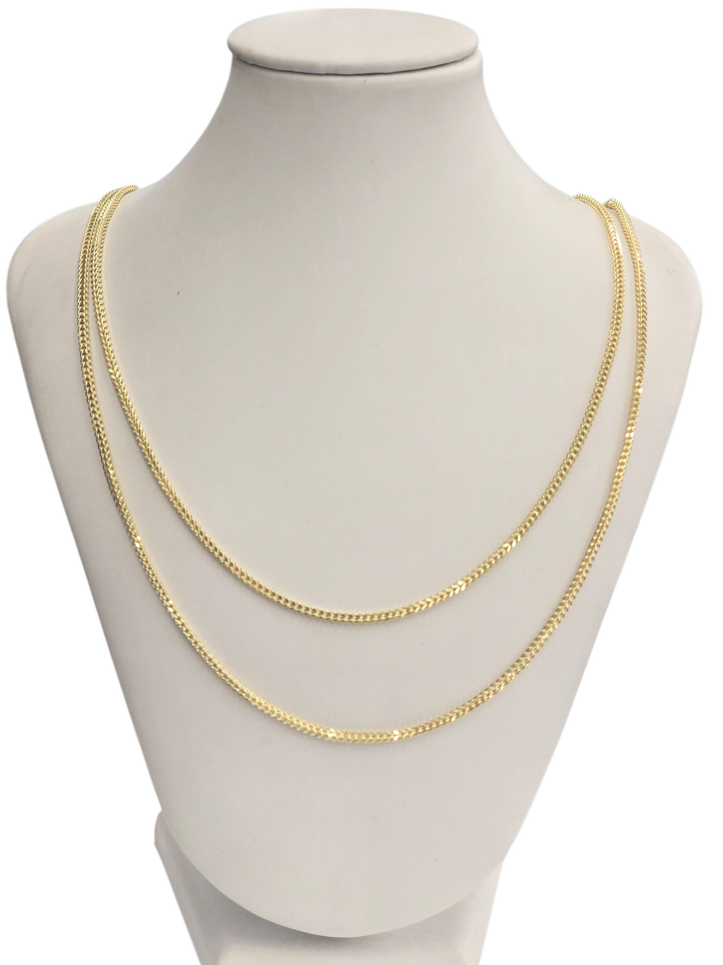 10KT REAL GOLD FRANCO CHAIN