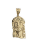 10KT REAL GOLD JESUS FACE PENDANT