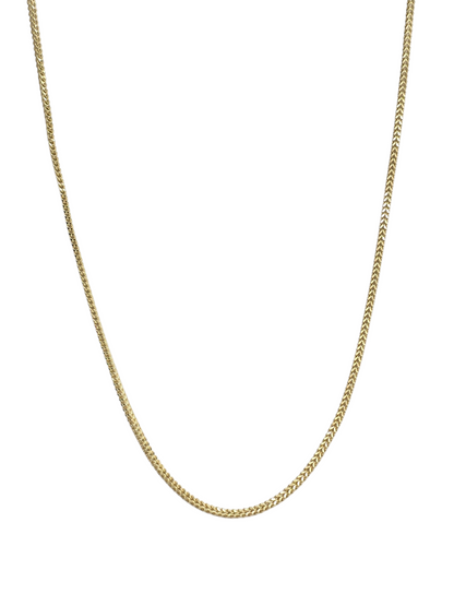 10KT REAL GOLD FRANCO CHAIN