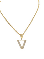 REAL DIAMOND 10KT GOLD BLOCK LETTER INITIAL A TO Z FOR MEN AND WOMEN