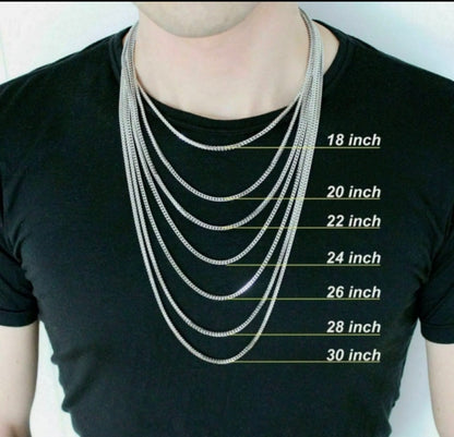 10KT REAL GOLD MILANO CHAIN
