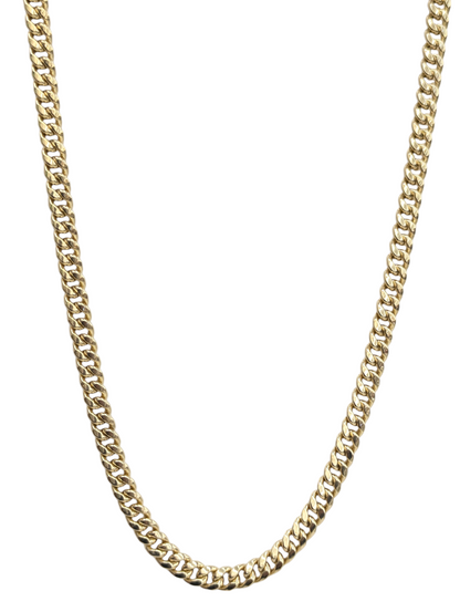 10KT REAL GOLD MIAMI CUBAN CHAIN 6MM
