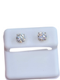 10KT REAL GOLD MOISSANITE DIAMOND STUD EARRING 2 CT