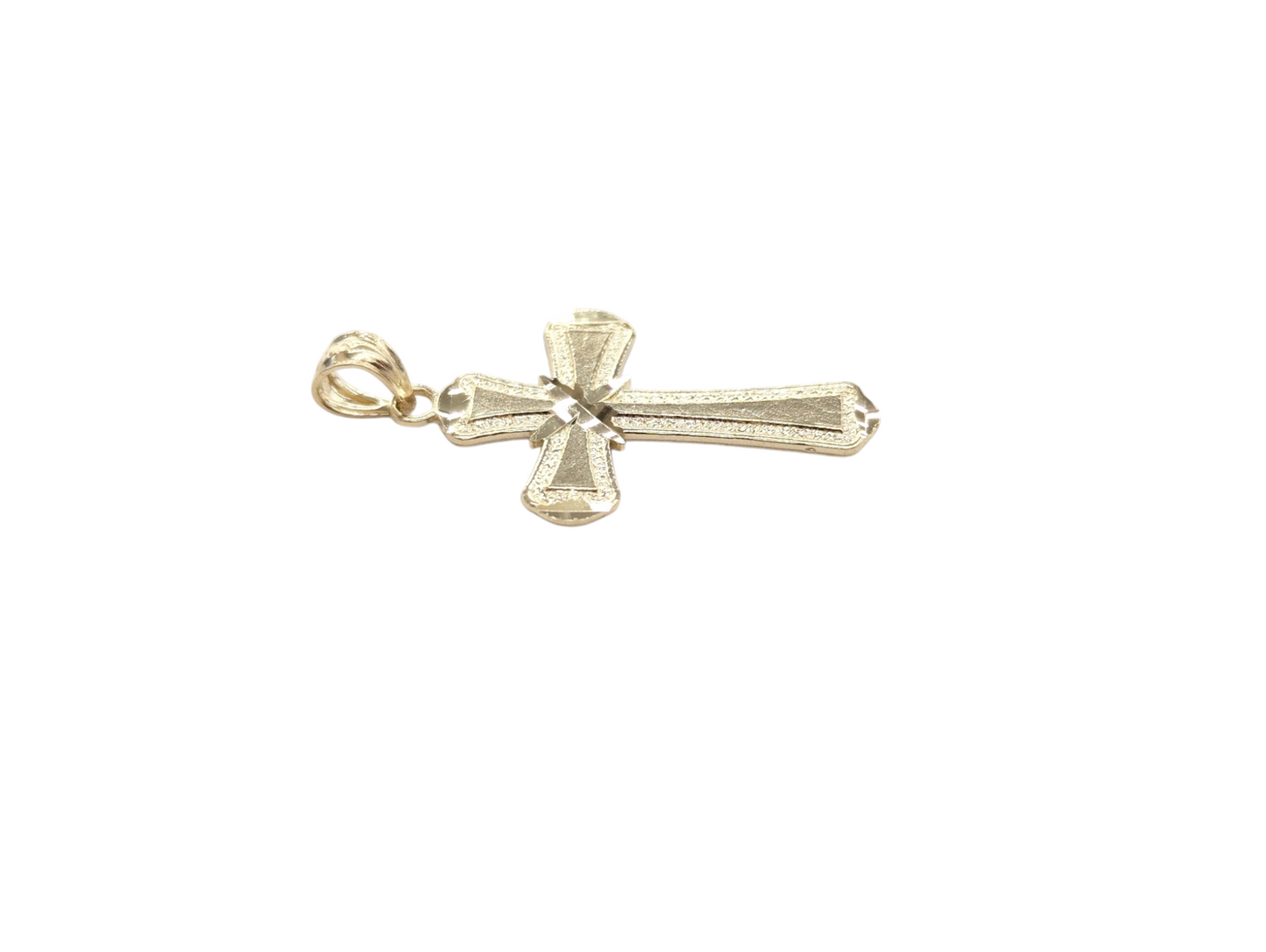 10kt REAL GOLD CROSS PENDANT