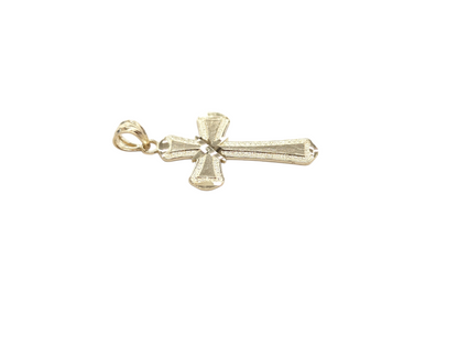 10kt REAL GOLD CROSS PENDANT