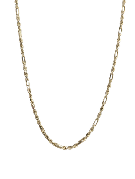 10KT REAL GOLD MILANO CHAIN