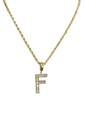 REAL DIAMOND 10KT GOLD BLOCK LETTER INITIAL A TO Z FOR MEN AND WOMEN
