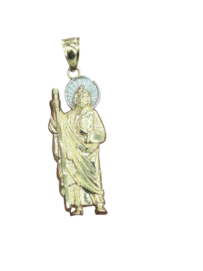 10KT REAL GOLD SAINT JUDE PENDANT