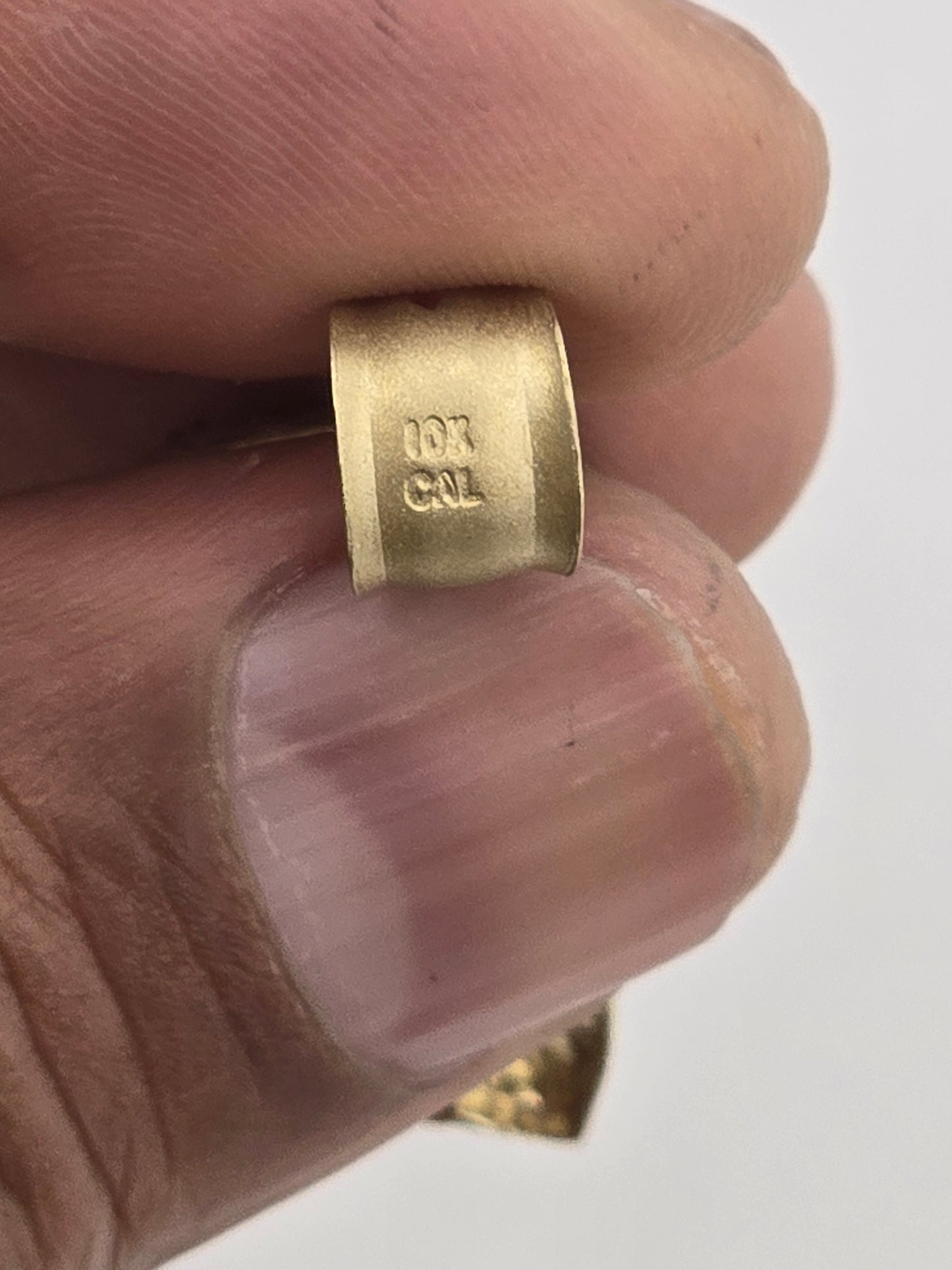 10KT REAL GOLD JESUS FACE PENDANT