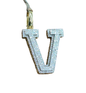 Real Diamond 10kt Yellow Gold Initial A - Z Pendant