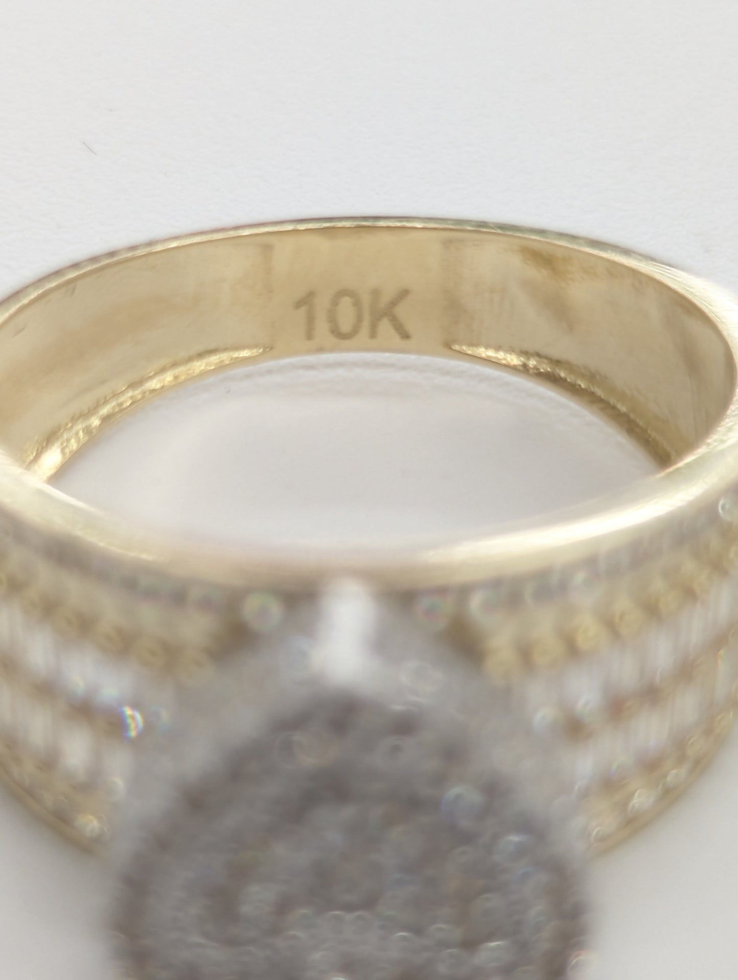 10KT REAL GOLD HEART RING