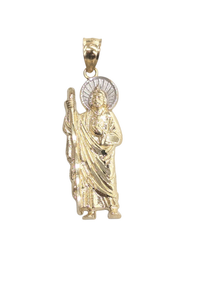10KT REAL GOLD SAINT JUDE PENDANT