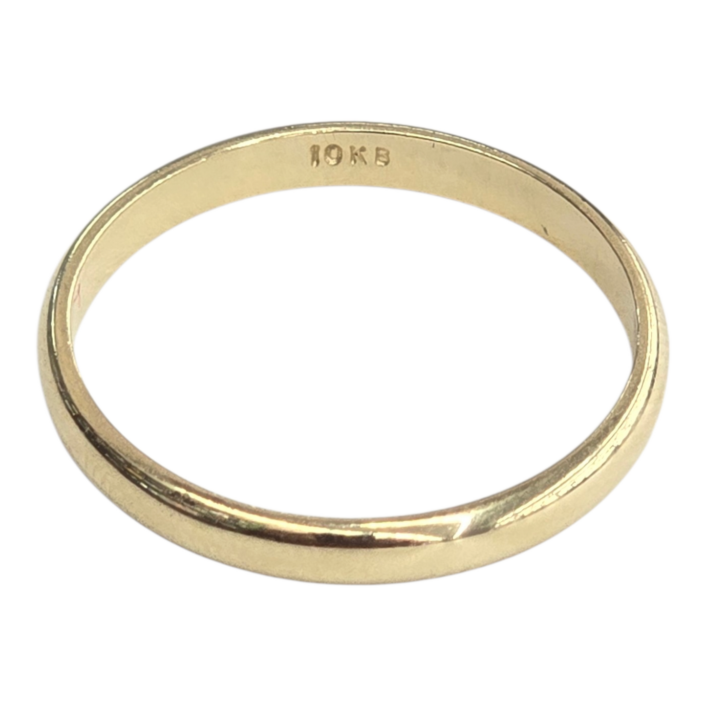10KT REAL GOLD WEDDING BAND FOR MEN AND WOMEN
