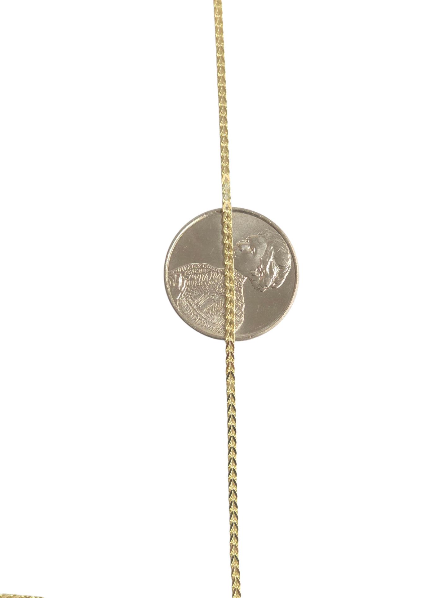 14KT REAL GOLD FRANCO CHAIN 1.6 MM
