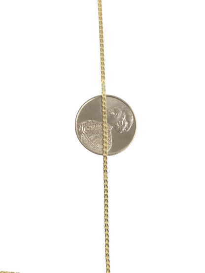 14KT REAL GOLD FRANCO CHAIN 1.6 MM