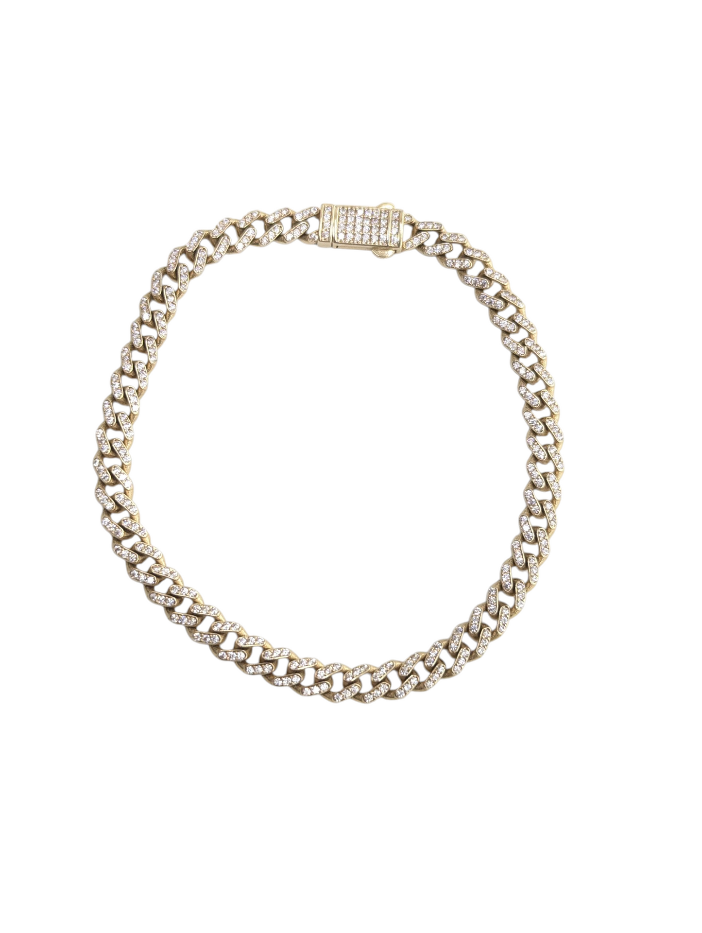 14KT REAL GOLD MIAMI CUBAN BRACELET
