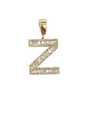 REAL DIAMOND 10KT GOLD BLOCK LETTER INITIAL A TO Z FOR MEN AND WOMEN
