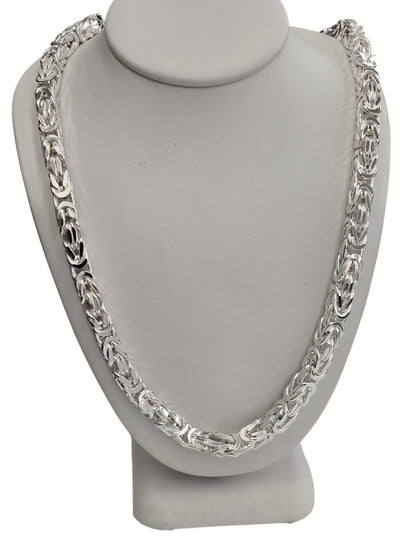 925 Sterling Silver Byzantine Chain 5.5 mm